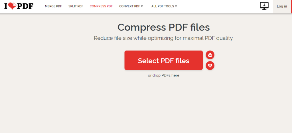 I love compress pdf