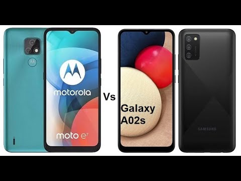 Moto E7 Plus and Galaxy A02S