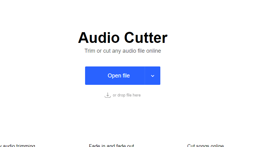 Online MP3 Cutter by 123Apps