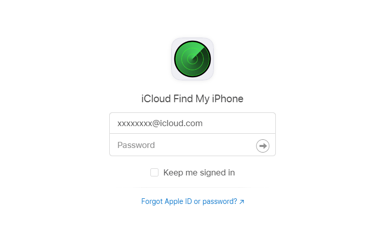 iCloud find my iphone