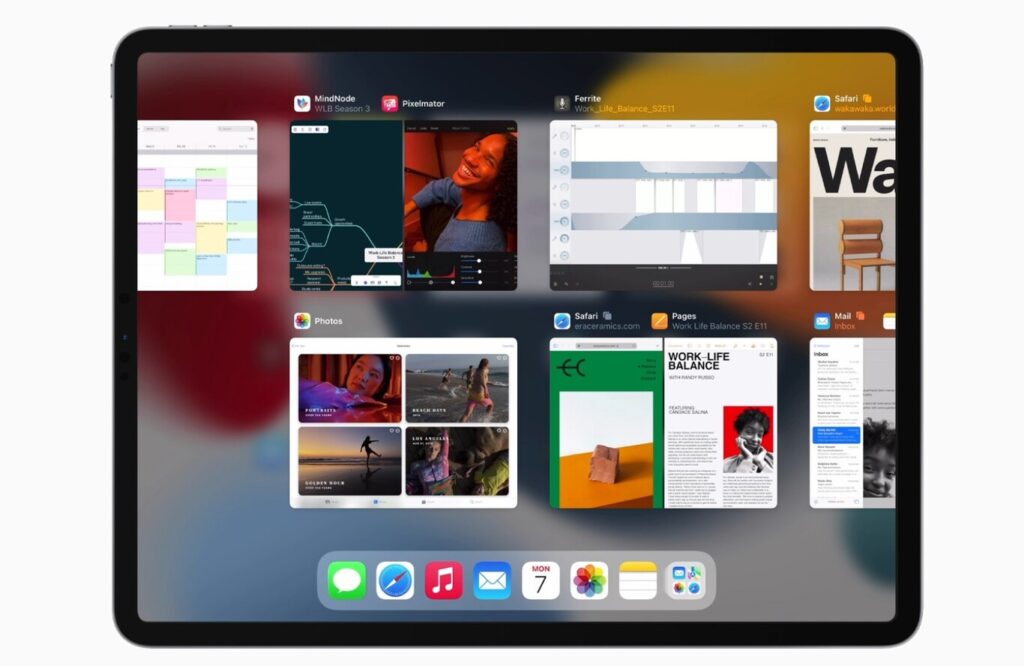 iPadOS 15 multitasking