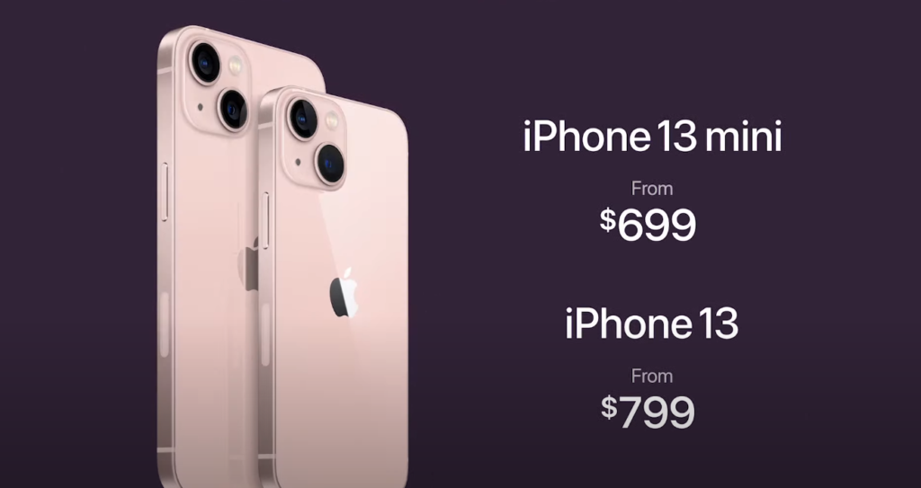iPhone 13 pricing