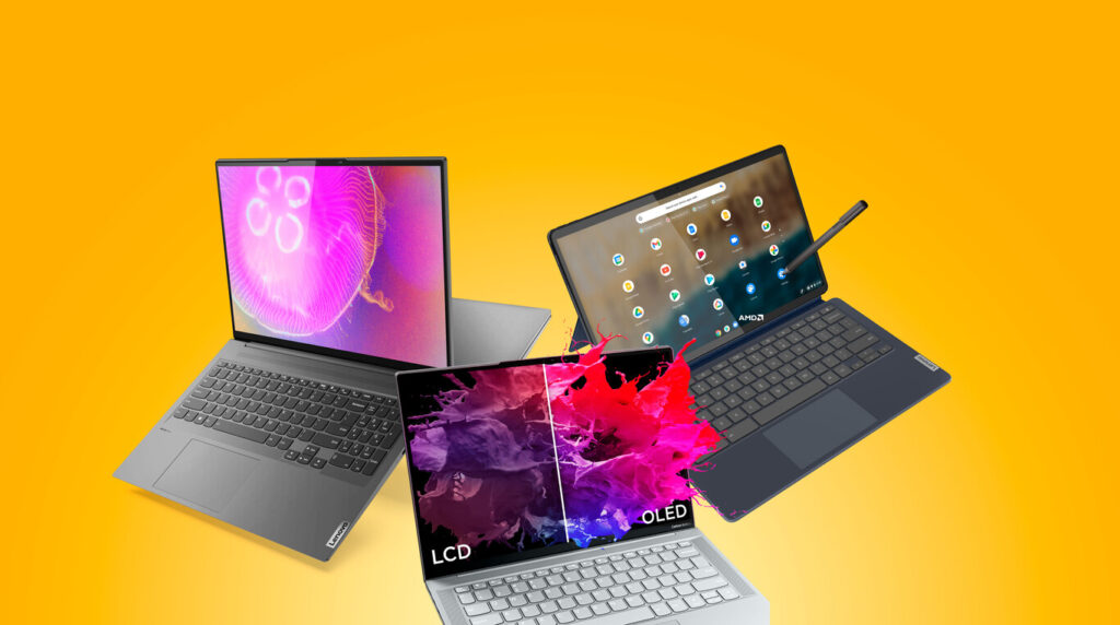 Lenovo Yoga Slim 7 Carbon, Yoga Slim 7 Pro, and Chromebook IdeaPad Duet 5