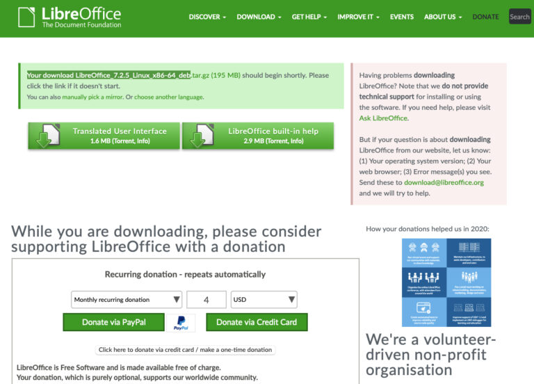 LibreOffice instal the new version for windows