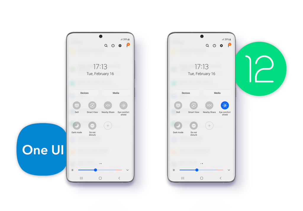 Android 12 and one ui
