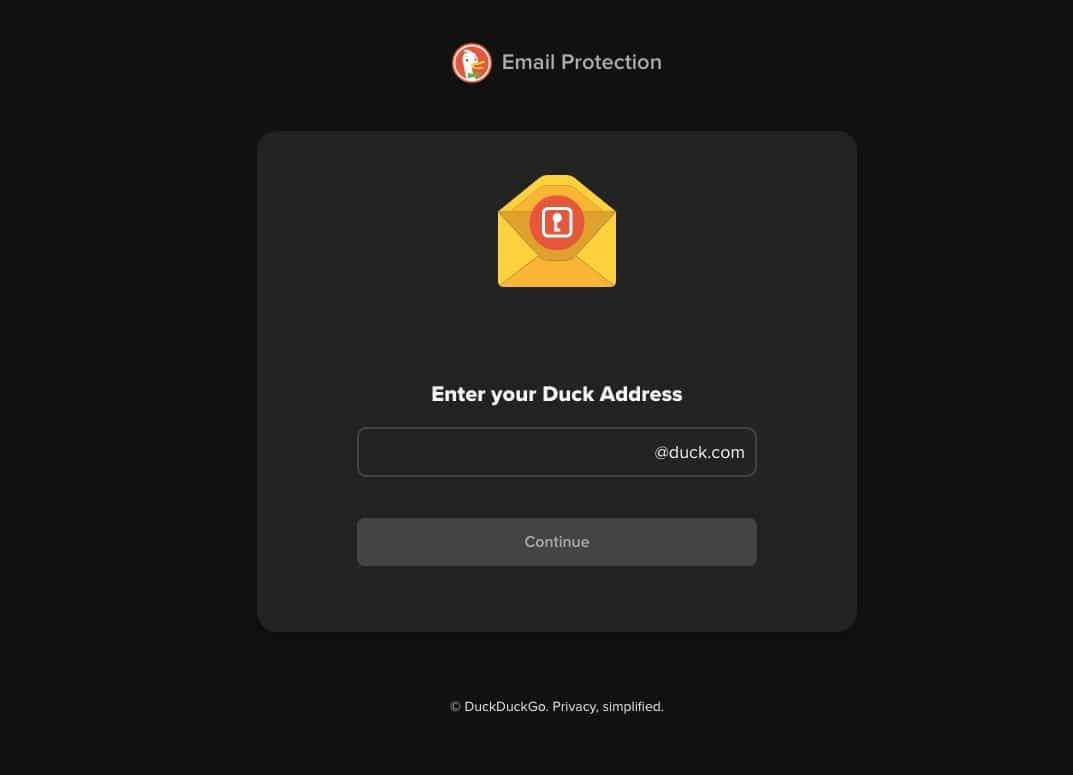 Duckduckgo mail protection