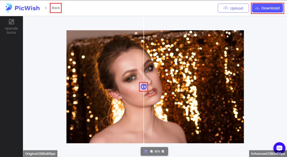 How to correct blurred faces with PicWish